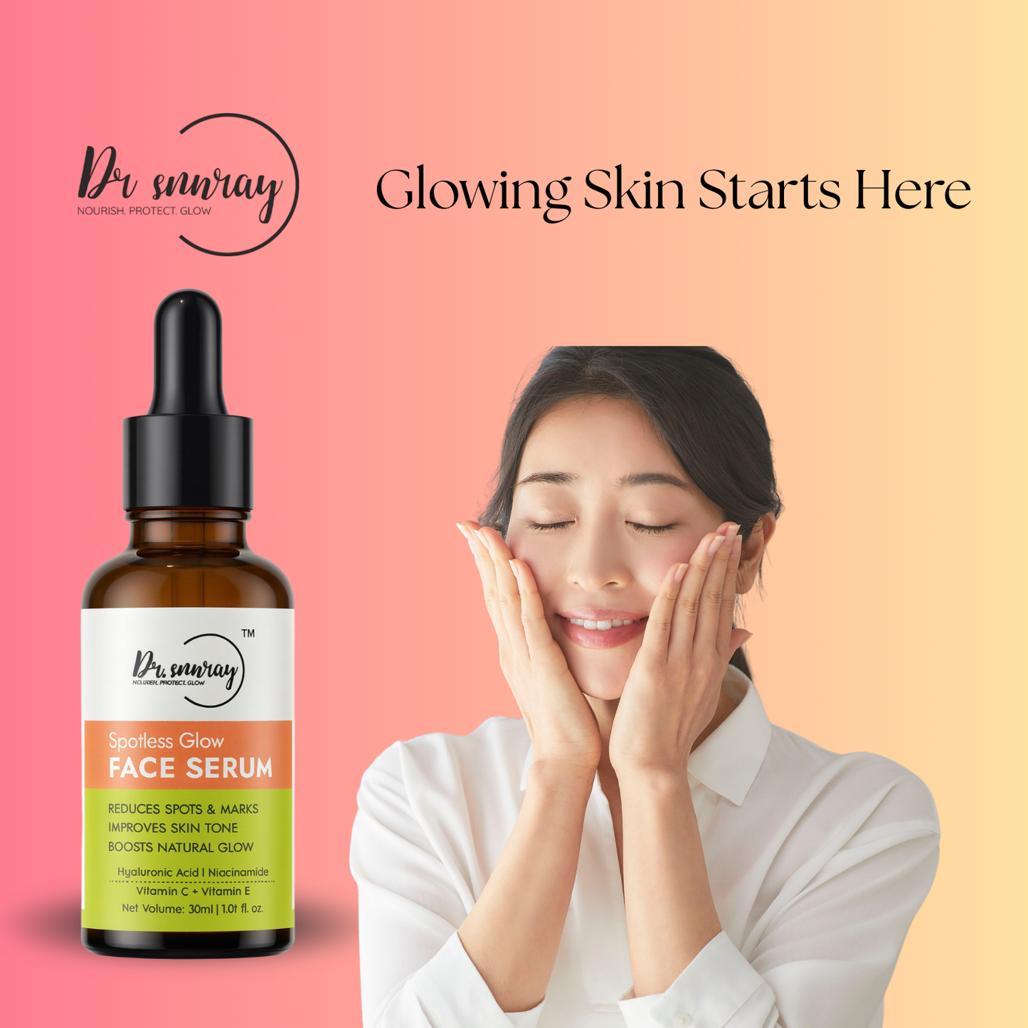 Spotless Glow FACE SERUM - DR. SUNRAY SKINCARE